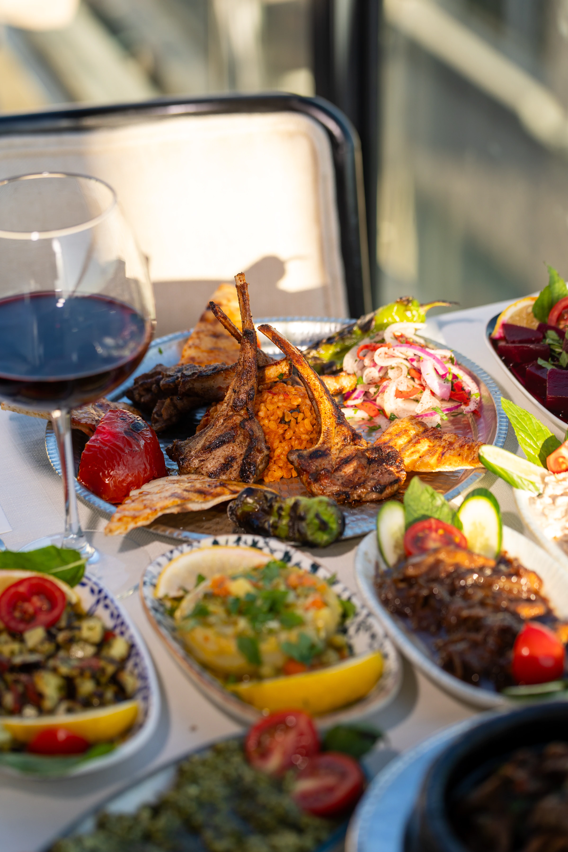 Arwin Roof shared dinner plates