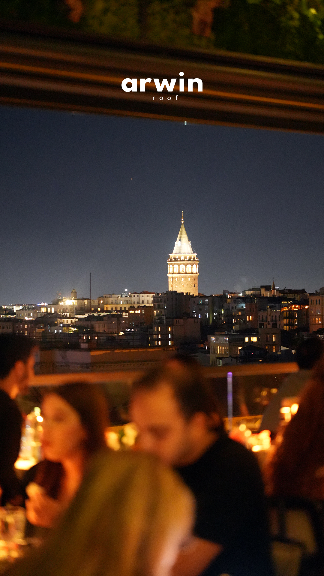 Arwin Roof rooftop restaurant in Istanbul